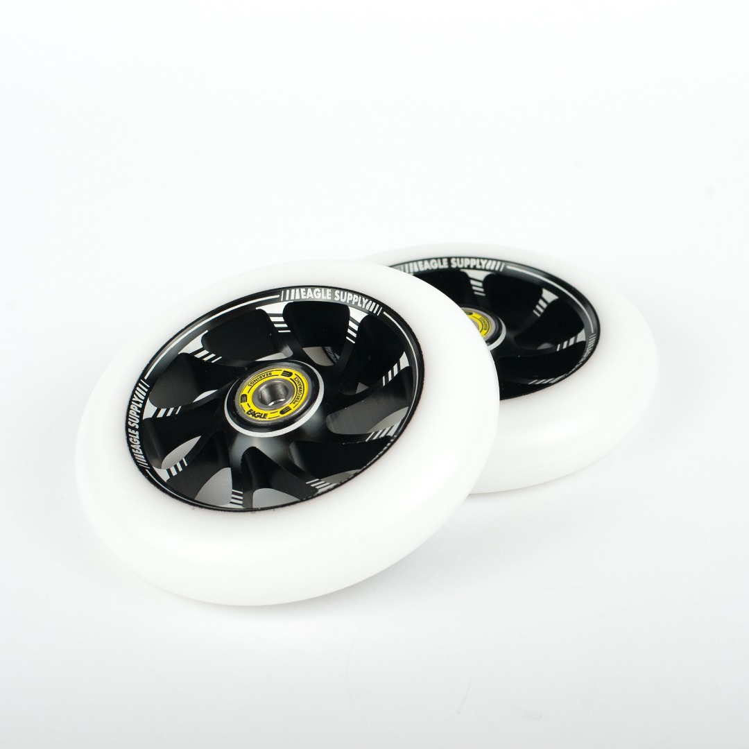 Scooter wheel 120mm x 24mm TEAM Core Black / White Standard Line