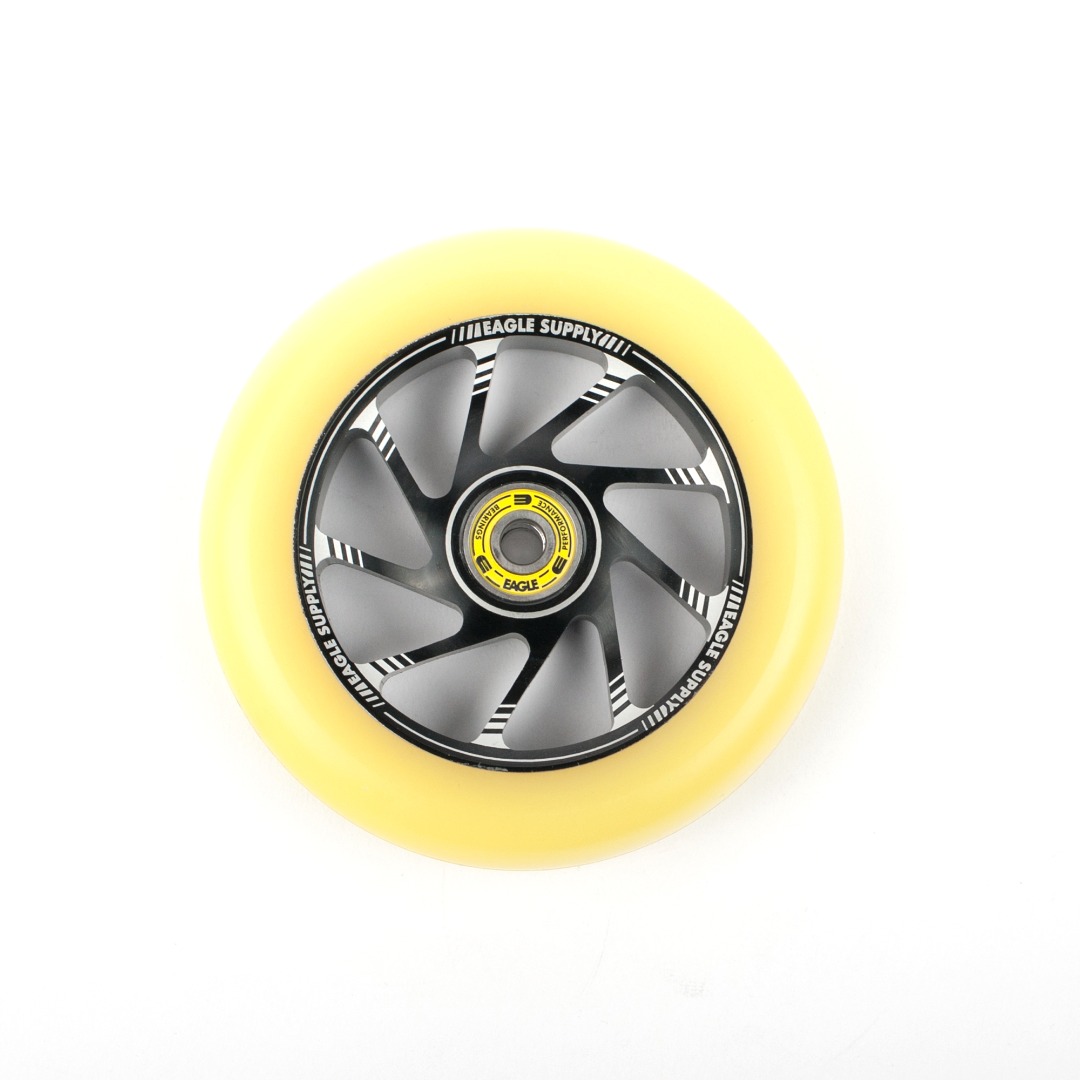 Scooter wheel 120mm x 24mm TEAM Core Black / Yellow Standard Line